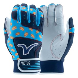 Victus MOG Adult Batting Gloves, Royal Blue/Columbia Blue, AL