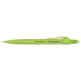 Faber-Castell Comfortable TriClick Student Mechanical Pencil 0.7mm, Green – Accessories Bundle, (31-136304)