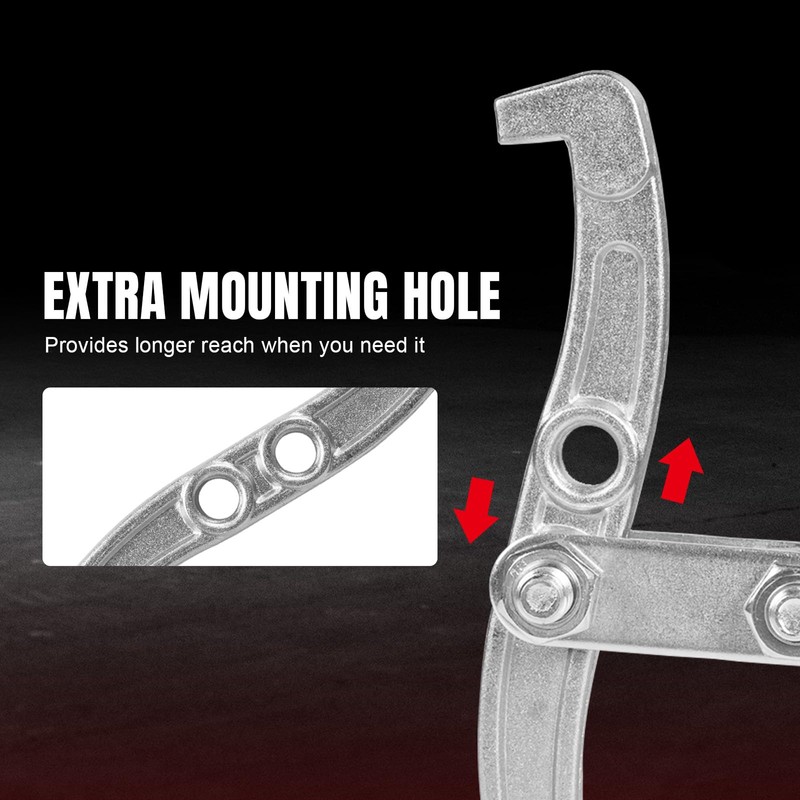 BIG RED Gear Puller Set, 3''4''6'' 3 jaw Puller Tool,