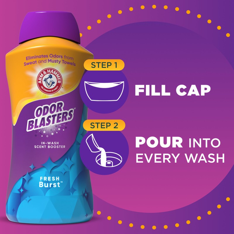 ARM & HAMMER Odor Blasters In-Wash Scent Booster, Laundry Scent