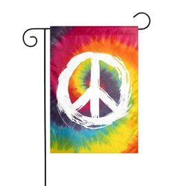 Peace Flag 12 X 18 inch Double Side Vertical Garden Flag Indoor Outdoor Perfect Decoration