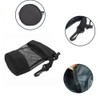 Naisfei 2 Pcs Black Nylon Mesh Drawstring Golf Ball Bags,