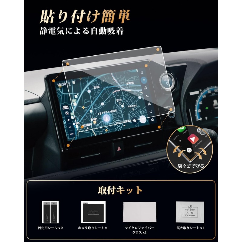 ECOZEN Toyota New Noah Voxy 90 Series Car Navigation Film,