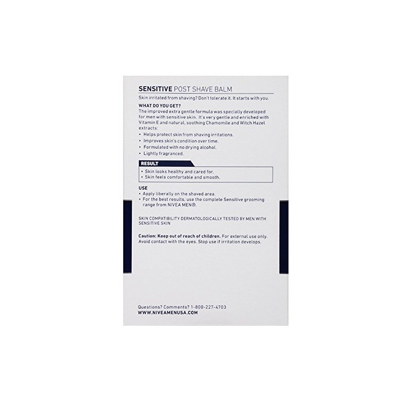 Nivea For Men Sensitive Extra Soothing After Shave Balm