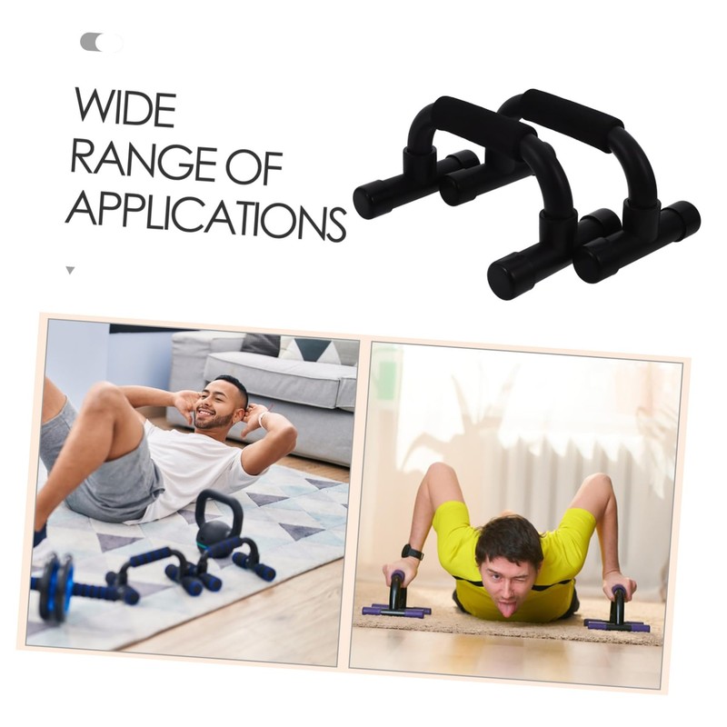 Kisangel Pair Pushup Bars Stands Handles Exercise Fitness Skid-resistant Equipment