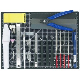 Plastic Model Tool Set, Gunpla Tool, Model Tool, Plamo Tool, Craft Tool, 23 Types (BK)