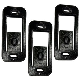 Remote Wallplate Bracket Compatible with Lutron Pico Remote Seamless Remote Snap in Installation Wall Bracket for Lutron Smart Switch - Black or White Shipped Randomly (3pcs)