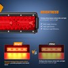 Nilight LED Light Bar 12 Inch 240W Red Pod Lights