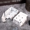 4 x White Blind Brackets for Blinds Headrail Brackets for
