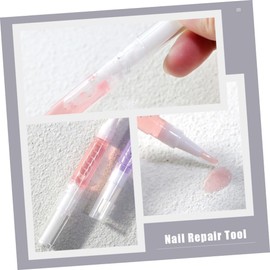 SEWACC 4 Lápices de Aceite Esencial Cuidado de Uñas 2 Ml Cada Uno Set Nutritivo para Cutículas Aromas de Rosa Lirio Lavanda y Naranja Herramienta Reparadora y Revitalizadora para