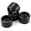 4PCS Aluminium 2.2" Beadlock Wheel Rim Offset -15mm/0.5mm Deep Dish