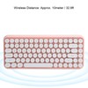 Ajazz Wireless Keyboard Bluetooth 84 Keys Retro Round Keycap Gaming