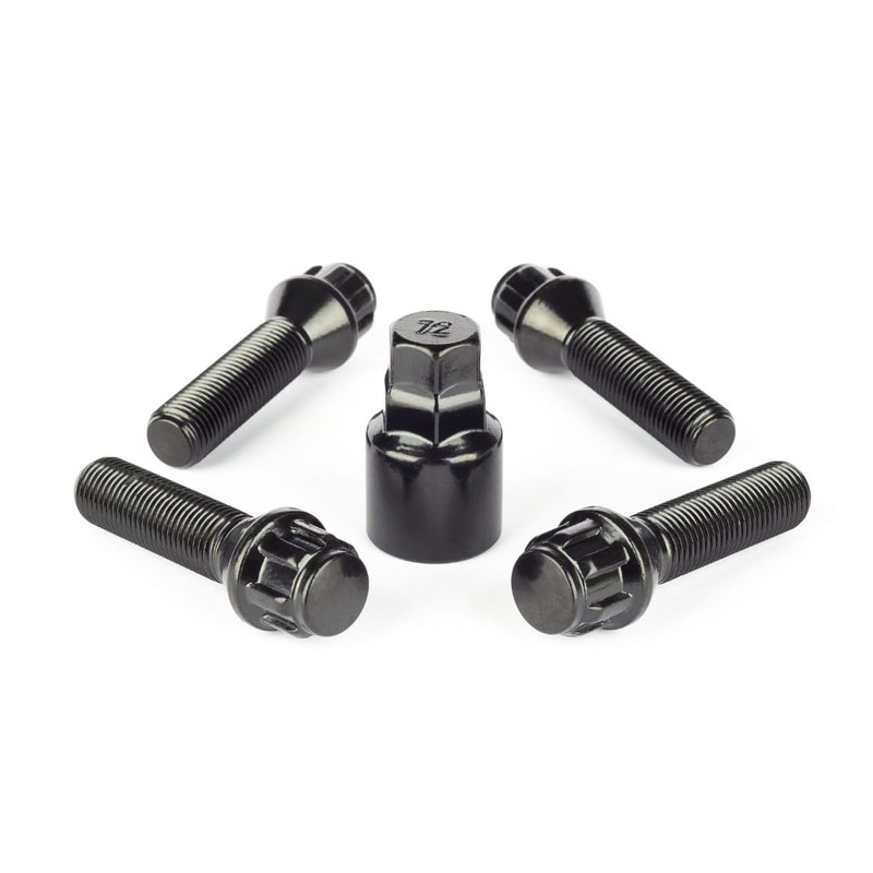 RYBO Set of 4 M14 x 1.25 Tapered Alloy Wheel