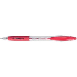 BIC Pack of 3 Atlantis Classic Retractable Ballpoint Pens Medium Tip 1mm Red