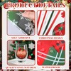 Simgoing 12 Sheets Merry Christmas Window Cling Stickers, Removable Xmas