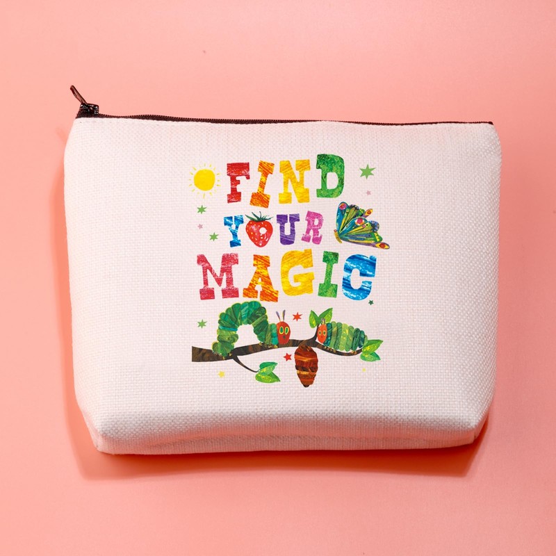 Hungry Caterpillar Inspired Cosmetic Bag Find Your Magic Makeup Bag