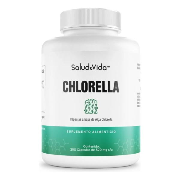 Alga Chlorella 1500mg por Porcin (3 Cpsulas al da) -