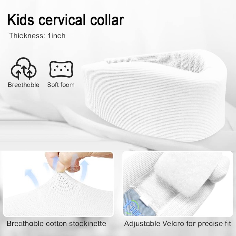 HKJD Kids Neck Brace for Neck Pain and Support, Soft