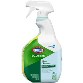 CLOROX CloroxPro Clorox EcoClean Glass Cleaner Spray Bottle, 32 Fluid Ounces