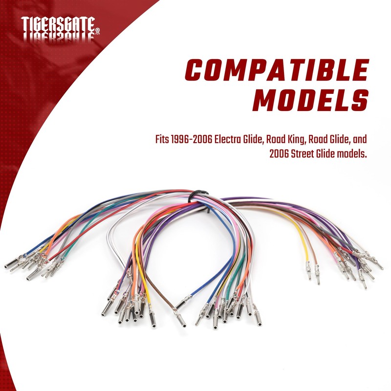TIGERSGATE 14" & 16" Handlebar Switch Control Wires Extension Harness