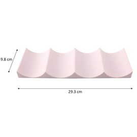 European Style Wine Rack Countertop Wine Bottle Display Mat Wine Holder Storage Organizer Can Easy Stacker Storage Rack Wave Shape Champagne Rack for Kitchen Pantry Fridge