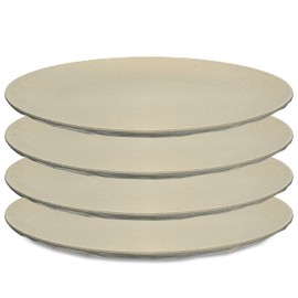 Club Plate L Flat Plates Set of 4 Natural Desert Sand