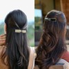 4 Pcs French Flat Bow Hair Clips for Women, Y2K