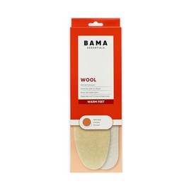 Bama Wool - warme Komforteinlegesohle aus reiner Wolle für besonders kalte Wintertage, Unisex Wärme Einlegesohle, für feste Winter Schuhe, 1 Paar, 36/37