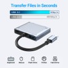 Azhizco Dual HDMI Adapter USB C Hub, Triple Display USB