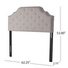 Christopher Knight Home Austell Fabric Headboard, Queen / Full, Light