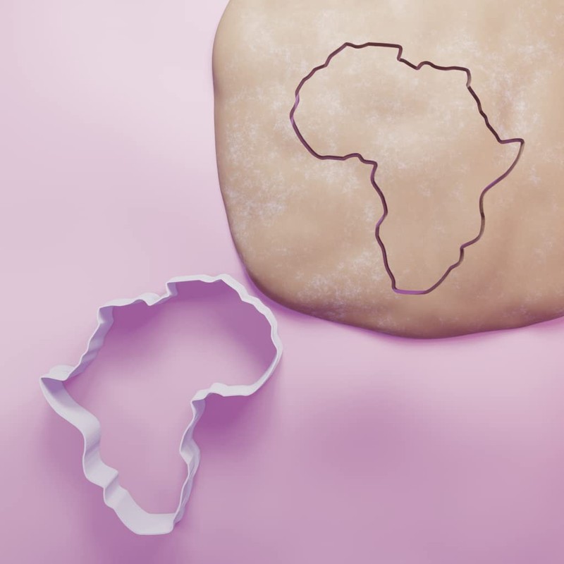 Africa Continent Cookie Cutter - 3 Sizes