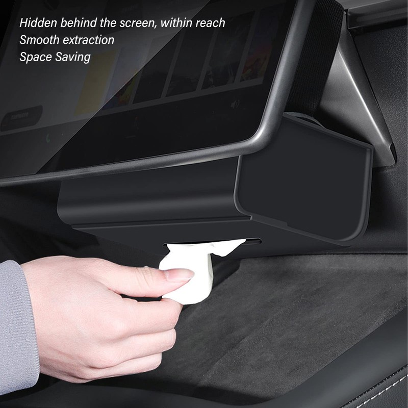 Car Napkin Holder Box Car Tissue Box Silicon Center Console