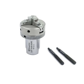 Buyohlic international Lathe Spindle Adapter To Fit 5/8" Plain Shopsmith Spindle With Chuck - 70 mm 4 Jaw Independent Chuck M14 x 1 Thread