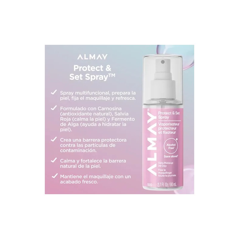 Fijador De Maquillaje Almay Piel Sensible Libre De Aceite
