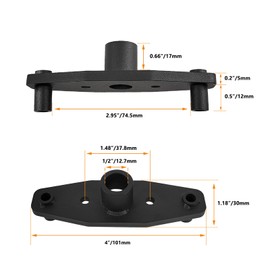 Wdwlbsm Dowel Jig Kit for Floating Shelf Bracket Drill Guide for Straight Holes Self Centering Doweling Jig for Hidden Shelf Brackets Woodworking Drilling