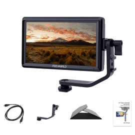 FEELWORLD S55 V2 5.5" DSR Camera Field Monitor 3D LUT Small Full HD 1920x1152 IPS Video Assist 4K HDMI Input and Output