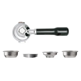 LELIT LELIT58 2-Ways Portafilter - Silver/Black
