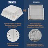 Leyso Stainless Steel Floor Sink Drop-in Basket Strainer Sink Drain