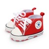 Tenis de lona para bebés y niñas, antideslizantes, para caminar