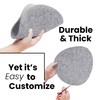 Felt Plate China Storage Dividers Dish Protectors (GREY, 48)