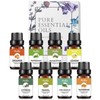 Pure Essential Oil D Set, 100% Pure Essential Oil, 0.3