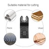 Oscillating Tool Blades Set, 30pcs 34mm Quick Release Oscillating Saw