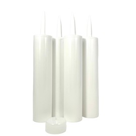 Empty Fillable Plastic Caulk Tube 300 ml. Also Know as 10 oz. 11 oz. Standard Size and Pint Size Caulk Tube (4 Pack)