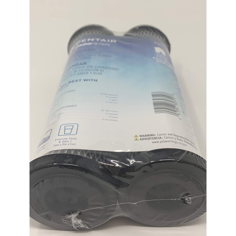 OMNIFilter 2-Pack Whole House Replacement Under Sink Water Filter Carbon