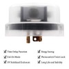 CHISWEAR Twist-Lock Thermal Photocontrol with Time Delay for Outdoor- Controls