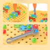 Engineering Electric Drill Toy Screw Assemble Engineer Educational Drill Toy