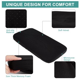 NICENEEDED Knee Scooter Pad Cover, Soft and Comfortable Knee Scooter Cushion, Machine Washable Cloth Cover Knee Scooter Accessories Fits Any Knee Scooter for Adults