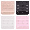 BEADNOVA Bra Extension 3 Hook Bra Back Extender for Plus