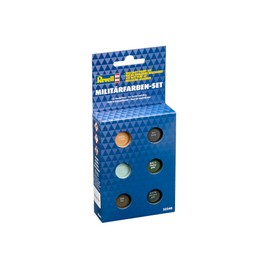 Revell 32340 Military Paint Set (6 x 14 ml Colours) - Modelling and Craft Accessory, Single