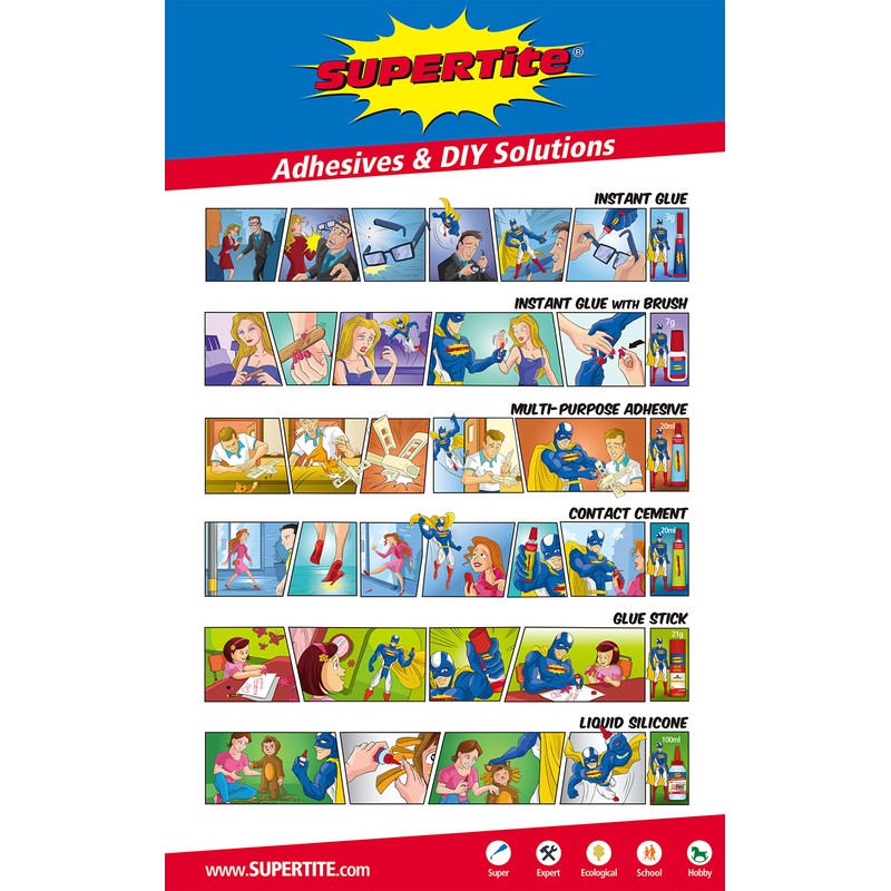 Ref-1002 Supertite Instant Super Glue- 5g (.175oz) - Tube